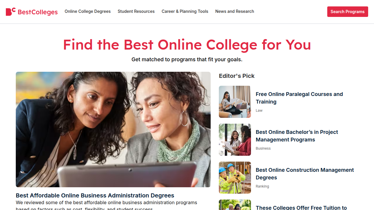 BestColleges offers guides and resources for prospective students, including information on affordable online nursing programs and financial aid.