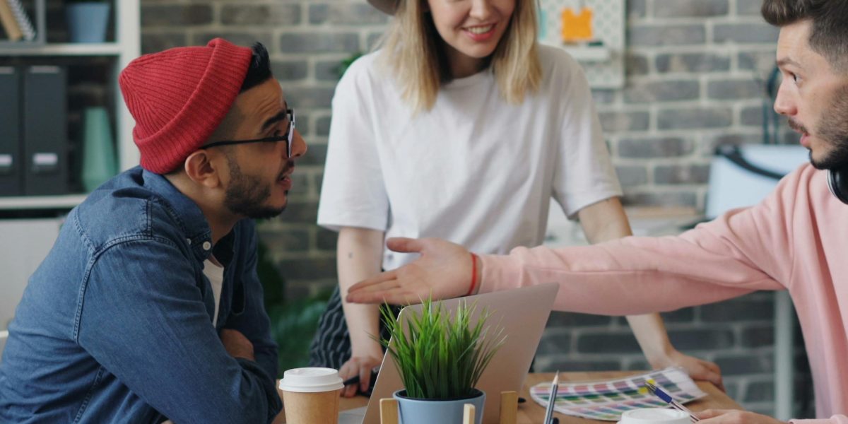 A team collaborating effectively, representing a well-organized and productive work environment.